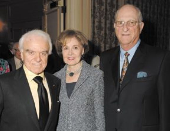 Jack J. Valenti with Lorraine and Ted Dinerstein