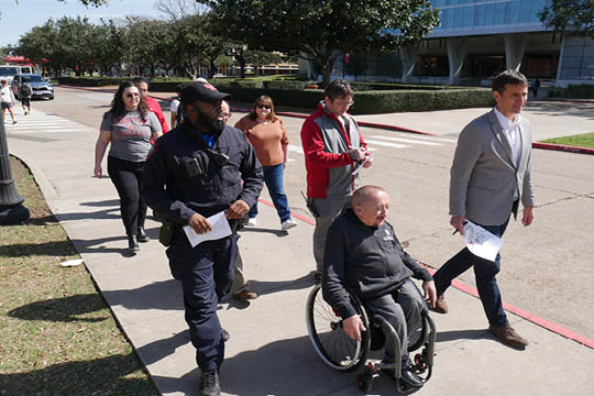 UHPD, Facilities Services, join DART Center in First Cougar Walk & Roll