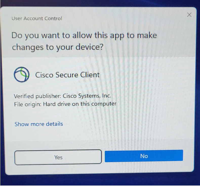yes to uninstall