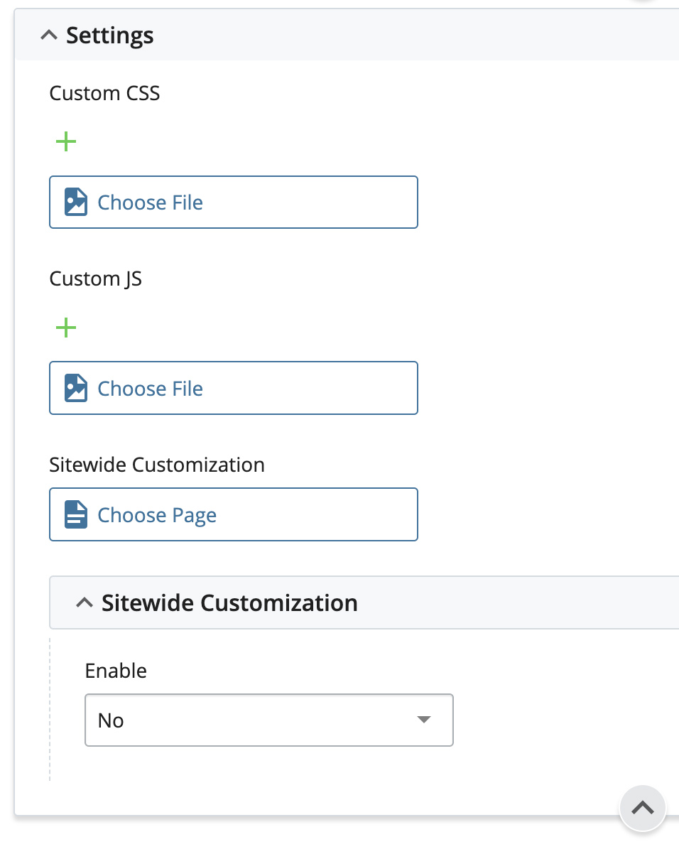 Add CSS or JS scripts