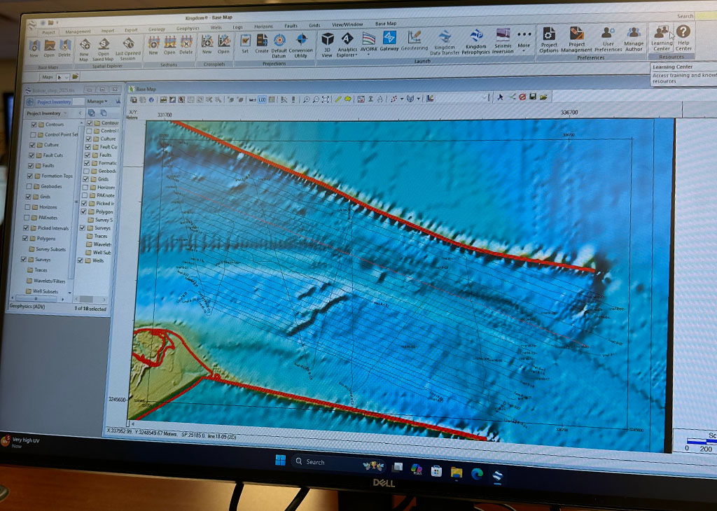 Trident survey plan.