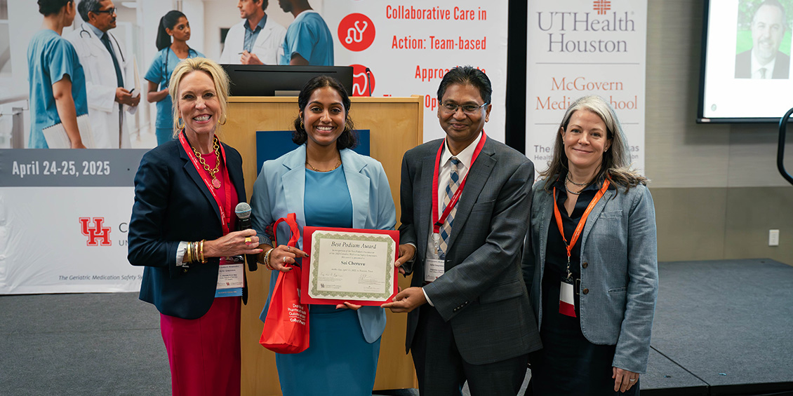 poster winner and planning committee representatives