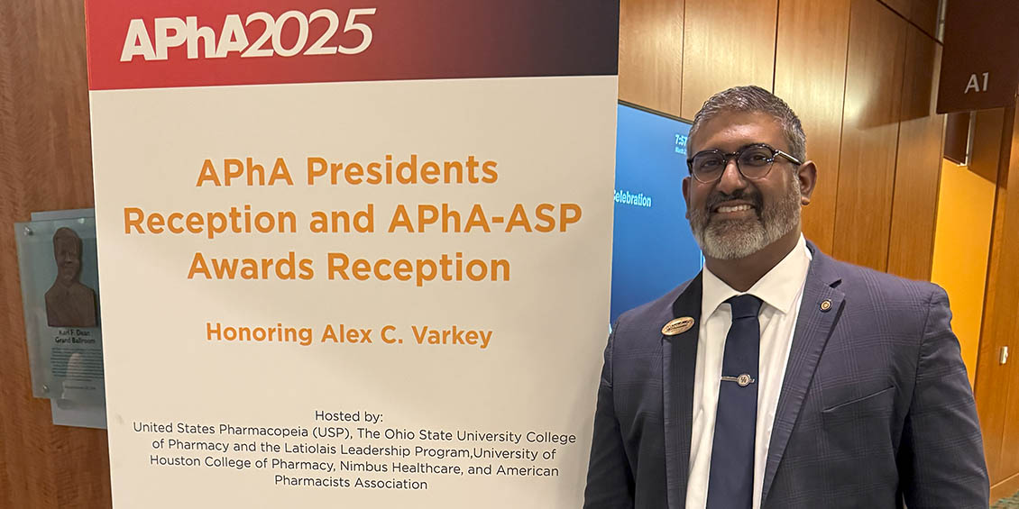 Alex Varkey at APhA2025