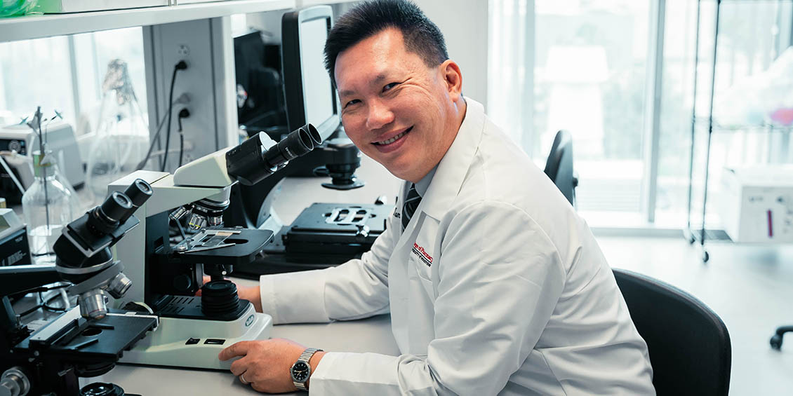 Tam lab shot